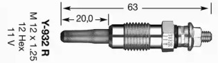 Свеча накаливания (NGK: 4956)